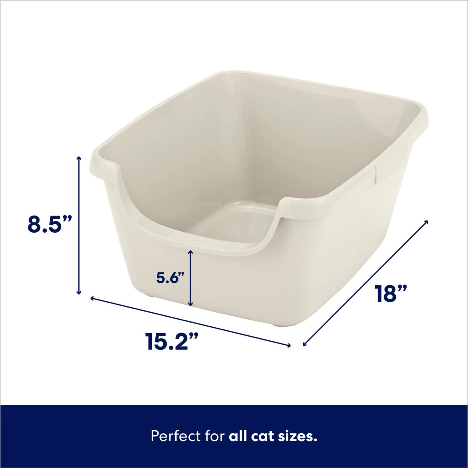 Frisco High Sided Cat Litter Box, Medium 4 Frisco High Sided Cat Litter Box, Medium - Image 2