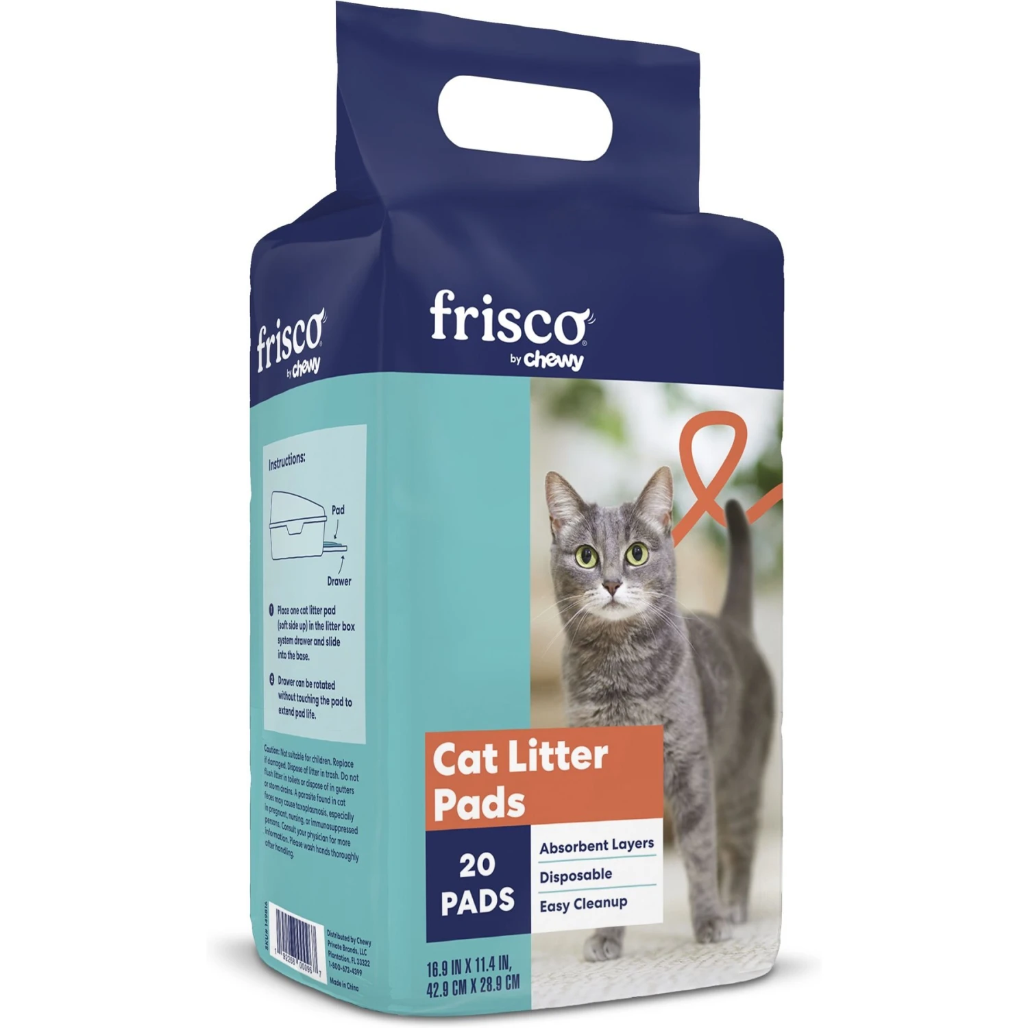 Frisco Cat Litter Pads, Unscented 3 Frisco Cat Litter Pads, Unscented
