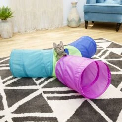 Frisco Foldable Play Tri-Tunnel Cat Toy