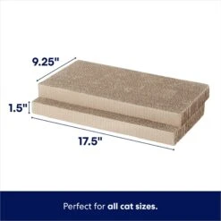 Frisco Double-Wide Cat Scratcher Toy Refill With Catnip, 2 Count -Frisco 174800 PT1. AC SS1800 V1698248314