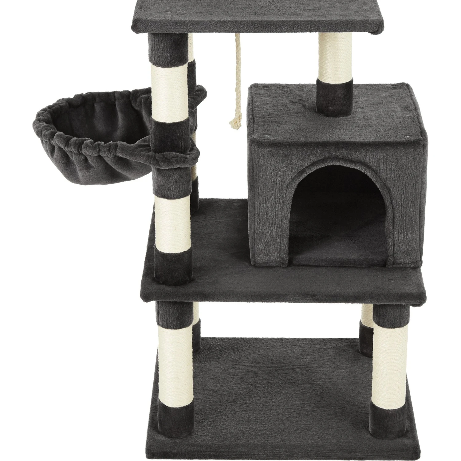 Frisco 59-in Faux Fur Cat Tree & Condo 6 Frisco 59-in Faux Fur Cat Tree & Condo - Image 4