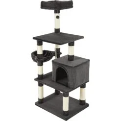 Frisco 59-in Faux Fur Cat Tree & Condo 16 Frisco 59-in Faux Fur Cat Tree & Condo -Frisco 180387 PT6. AC SS1800 V1584453440