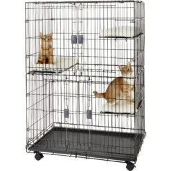 Frisco Collapsible Wire Cat Cage Playpen -Frisco 185867 PT2. AC SS1800 V1575993177