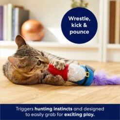 Frisco Mythical Mates Gnome Plush Kicker Cat Toy With Catnip -Frisco 206355 PT5. AC SS1800 V1686579084