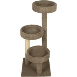 Frisco 50-in Real Carpet Wooden Cat Tree -Frisco 208930 PT4. AC SS1800 V1589221429