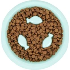 Frisco Fish Shaped Ridges Slow Feed Bowl -Frisco 216046 PT4. AC SS1800 V1591020711