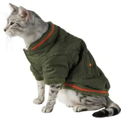 Frisco Mediumweight Insulated Quilted Bomber Dog & Cat Coat -Frisco 223977 PT2. AC SS1800 V1608820392