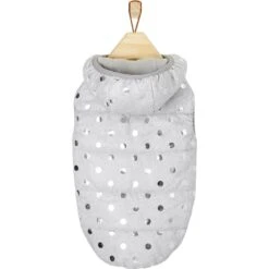 Frisco Mediumweight Silver Polka Dotted Insulated Dog & Cat Coat 12 Frisco Mediumweight Silver Polka Dotted Insulated Dog & Cat Coat -Frisco 224017 PT3. AC SS1800 V1600728075