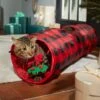 Frisco Holiday Buffalo Plaid Foldable Play Tunnel Cat Toy With Catnip 2 Frisco Holiday Buffalo Plaid Foldable Play Tunnel Cat Toy With Catnip -Frisco 228549 MAIN. AC SS1800 V1632776567
