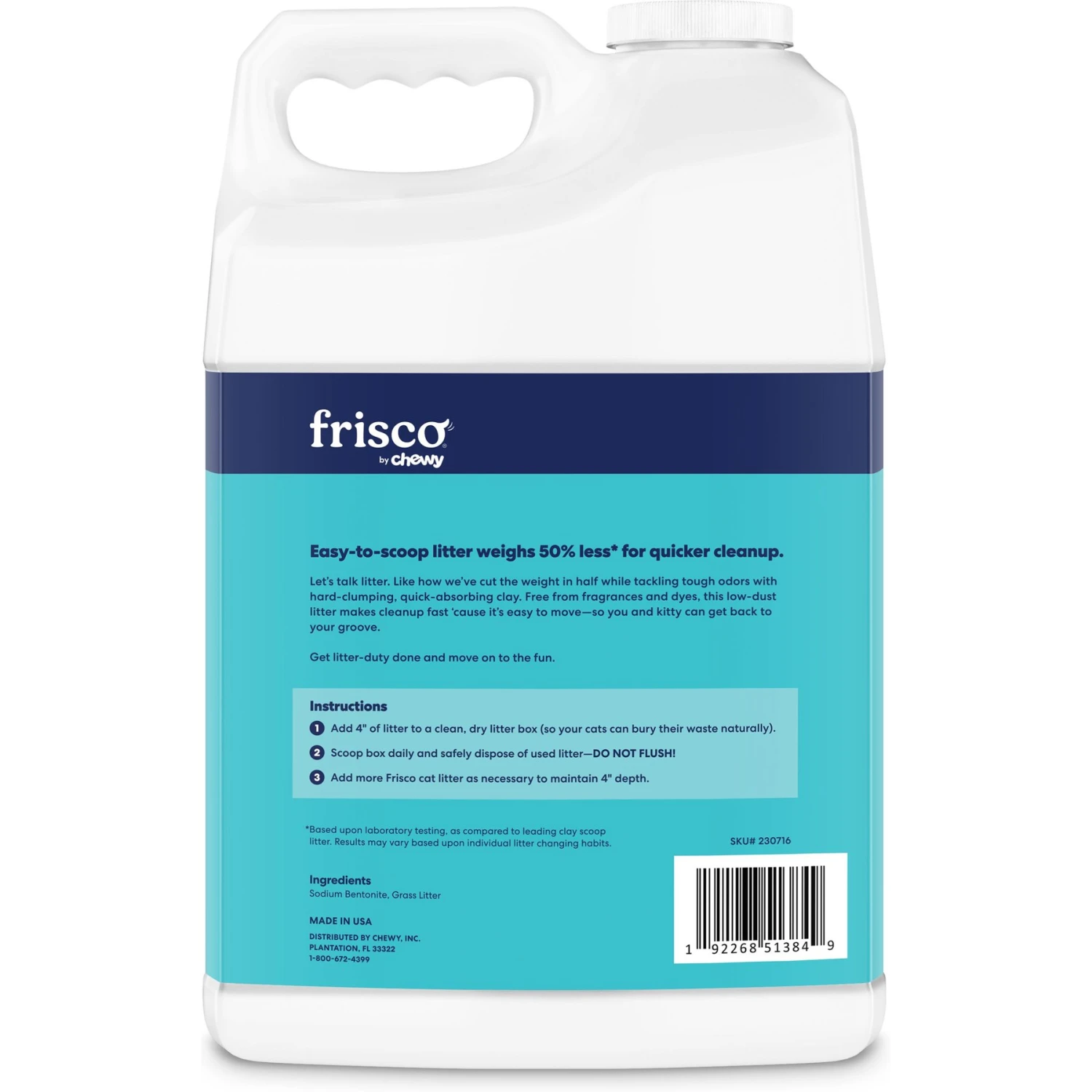 Frisco Lightweight Unscented Clumping Cat Litter 5 Frisco Lightweight Unscented Clumping Cat Litter - Image 3