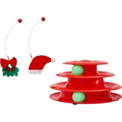 Frisco Holiday Santa Hat & Mistletoe Cat Tracks Cat Toy 10 Frisco Holiday Santa Hat & Mistletoe Cat Tracks Cat Toy -Frisco 233317 PT3. AC SS1800 V1600707983