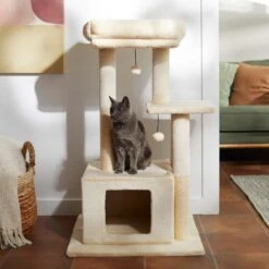 Frisco 8 Frisco 40-in Faux Fur Cat Tree & Condo