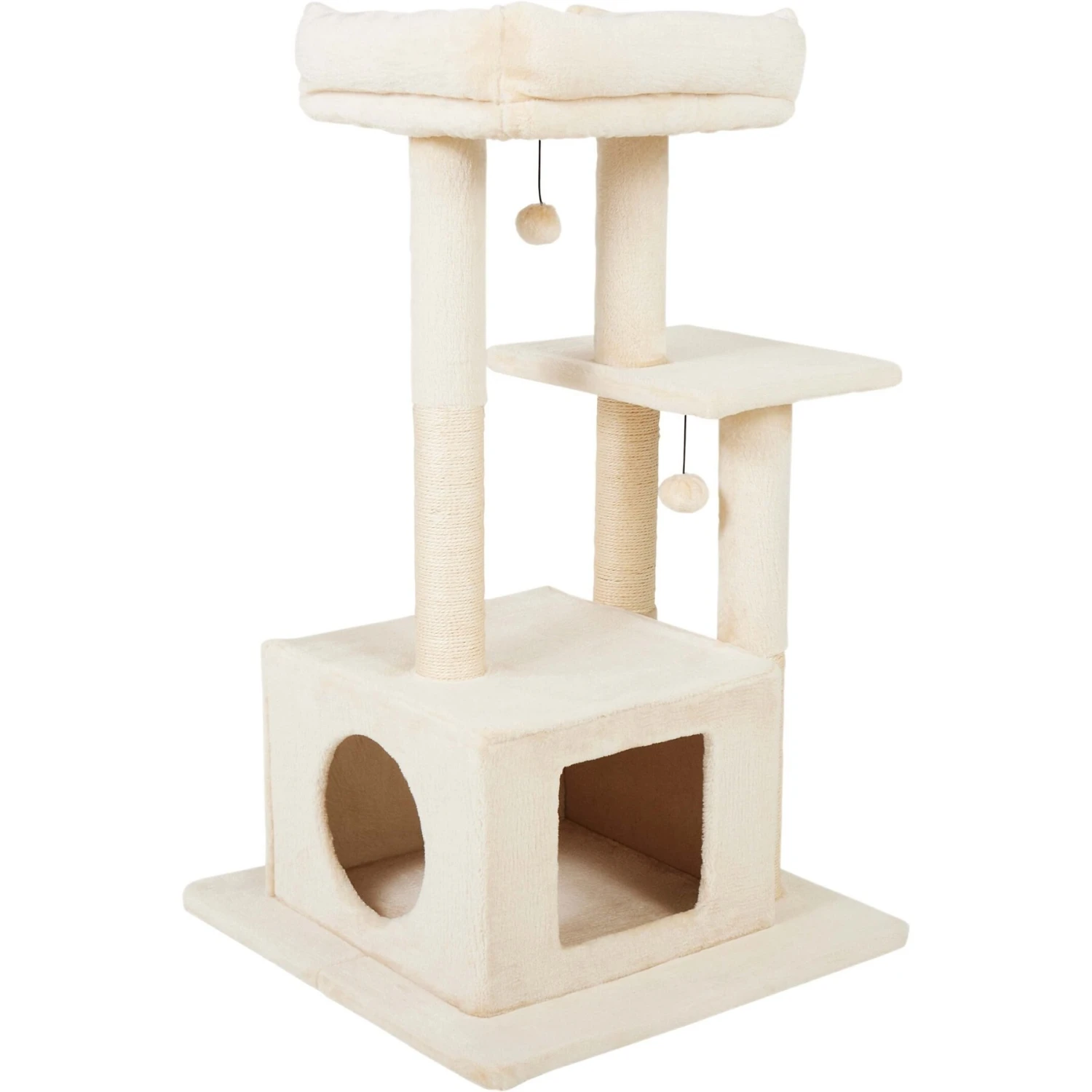 Frisco 40-in Faux Fur Cat Tree & Condo 5 Frisco 40-in Faux Fur Cat Tree & Condo - Image 3