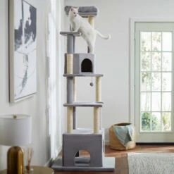 Frisco 18 Frisco 80-in Faux Fur Cat Tree & Condo