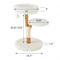 Frisco Natural Wood Modern Cat Tree With Toy, Ivory, Medium 9 Frisco Natural Wood Modern Cat Tree With Toy, Ivory, Medium -Frisco 236561 PT1. AC SS1800 V1617026238