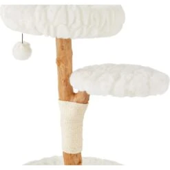 Frisco Natural Wood Modern Cat Tree With Toy, Ivory, Medium 12 Frisco Natural Wood Modern Cat Tree With Toy, Ivory, Medium -Frisco 236561 PT4. AC SS1800 V1615987366