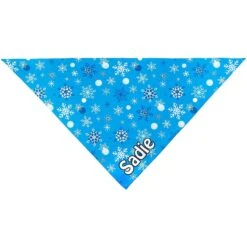 Frisco Blue Snowflakes Personalized Dog & Cat Bandana 13 Frisco Blue Snowflakes Personalized Dog & Cat Bandana -Frisco 242803 PT3. AC SS1800 V1618507971