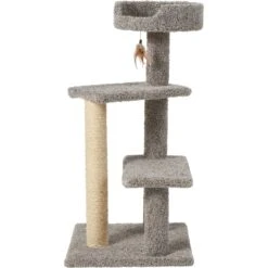 Frisco 41.5-in Real Carpet Wooden Cat Tree 11 Frisco 41.5-in Real Carpet Wooden Cat Tree -Frisco 244527 PT3. AC SS1800 V1603202563