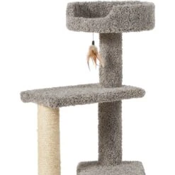 Frisco 41.5-in Real Carpet Wooden Cat Tree 12 Frisco 41.5-in Real Carpet Wooden Cat Tree -Frisco 244527 PT4. AC SS1800 V1603204601