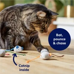 Frisco Mice Plush Cat Toy With Catnip -Frisco 245899 PT2. AC SS1800 V1678723852