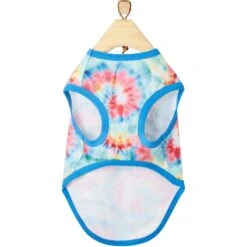 Frisco Pawsitive Vibes Tiedye Print Dog & Cat T-Shirt -Frisco 248783 PT4. AC SS1800 V1637653905