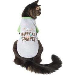 Frisco Happy Lil' Camper Dog & Cat T-Shirt -Frisco 248789 PT2. AC SS1800 V1644959832