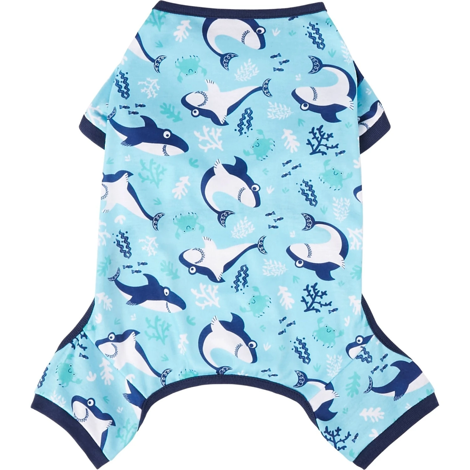 Frisco Happy Shark Dog & Cat Jersey PJs 6 Frisco Happy Shark Dog & Cat Jersey PJs - Image 4