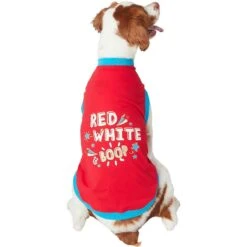 Frisco Red, White & Boop Dog & Cat T-Shirt -Frisco 249242 PT3. AC SS1800 V1624598568