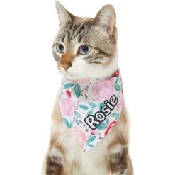 Frisco Watercolor Roses Personalized Dog & Cat Bandana 17 Frisco Watercolor Roses Personalized Dog & Cat Bandana -Frisco 267531 PT6. AC SS1800 V1632421576