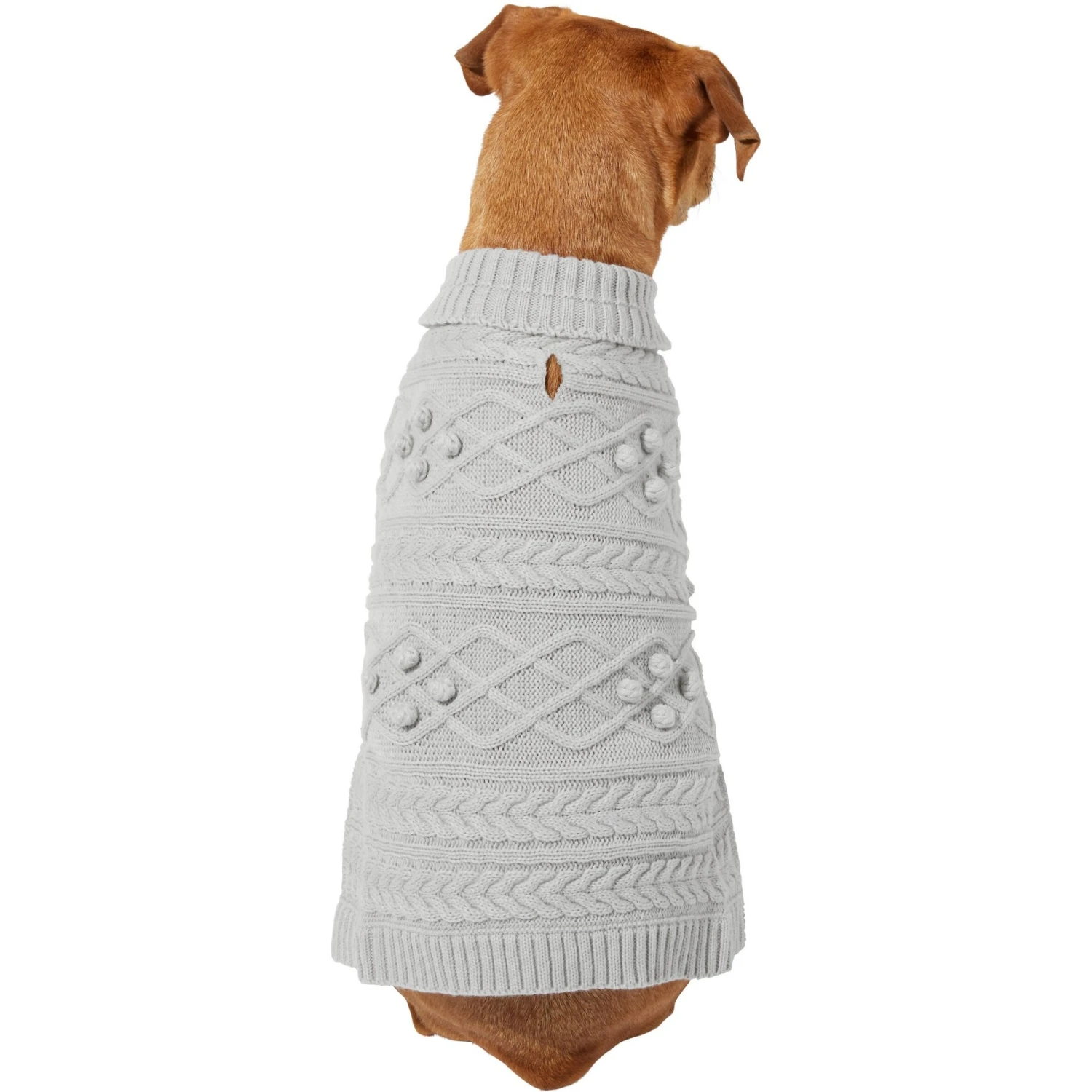 Frisco Boho Bobble-Knit Dog & Cat Sweater 3 Frisco Boho Bobble-Knit Dog & Cat Sweater