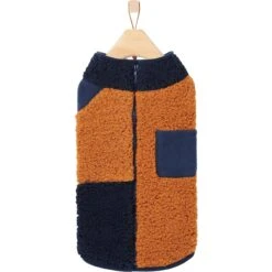 Frisco Lightweight Colorblock Dog & Cat Zippered Sherpa Fleece Vest, Blue/Brown 11 Frisco Lightweight Colorblock Dog & Cat Zippered Sherpa Fleece Vest, Blue/Brown -Frisco 268191 PT4. AC SS1800 V1628823178