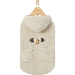 Frisco Lightweight Soft Sherpa Dog & Cat Coat, Oatmeal -Frisco 268328 PT4. AC SS1800 V1628779618