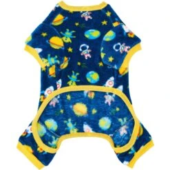 Frisco Dog & Cat Cozy Plush Fleece PJs, Outer Space -Frisco 268477 PT4. AC SS1800 V1637721540