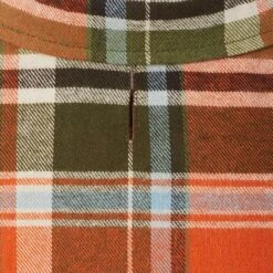 Frisco Orange & Olive Plaid Dog & Cat Flannel Shirt -Frisco 268612 PT5. AC SS1800 V1637645834