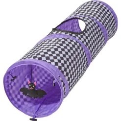 Frisco Halloween Checkered Foldable Play Tunnel Cat Toy With Catnip 8 Frisco Halloween Checkered Foldable Play Tunnel Cat Toy With Catnip -Frisco 271304 PT2. AC SS1800 V1690571954