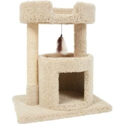 Frisco 27-in Real Carpet Cat Tree With Condo And Oval Perch 9 Frisco 27-in Real Carpet Cat Tree With Condo And Oval Perch -Frisco 282747 PT4. AC SS1800 V1621948719