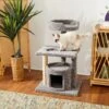 Frisco 37-in Real Carpet Cat Tree With Condo, Grey 2 Frisco 37-in Real Carpet Cat Tree With Condo, Grey -Frisco 282755 MAIN. AC SS1800 V1621949365