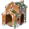 Frisco Holiday Log Cabin Cardboard Cat House 2 Frisco Holiday Log Cabin Cardboard Cat House -Frisco 287287 MAIN. AC SS1800 V1694814356
