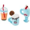 Frisco Holiday Winter Drinks Plush Cat Toy With Catnip, 3 Count -Frisco 287339 MAIN. AC SS1800 V1632774275