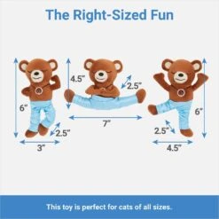 Frisco New Year, New Me Namaste Bear Plush Cat Toy With Catnip 6 Frisco New Year, New Me Namaste Bear Plush Cat Toy With Catnip -Frisco 288947 PT1. AC SS1800 V1640722431