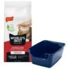 Frisco High Sided Cat Litter Box, Extra Large & World's Best Multi-Cat Unscented Clumping Corn Cat Litter 1 Frisco High Sided Cat Litter Box, Extra Large & World's Best Multi-Cat Unscented Clumping Corn Cat Litter -Frisco 293046 MAIN. AC SS1800 V1619997135