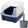 Frisco Plastic Litter Scooper With Caddy & IRIS USA Open Top Litter Box With Scatter Shield 2 Frisco Plastic Litter Scooper With Caddy & IRIS USA Open Top Litter Box With Scatter Shield -Frisco 298166 MAIN. AC SS1800 V1623198146