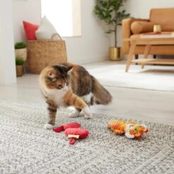 Frisco Lunar New Year Lantern & Tiger Plush Kicker Cat Toy With Catnip -Frisco 298899 PT3. AC SS1800 V1640268996