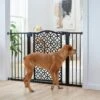 Frisco Metal Geometric Pattern Extra Wide Auto-close Dog Gate 1 Frisco Metal Geometric Pattern Extra Wide Auto-close Dog Gate -Frisco 299512 MAIN. AC SS1800 V1627305457