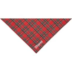 Frisco Tartan Plaid Embroidered Personalized Dog & Cat Bandana -Frisco 301157 PT3. AC SS1800 V1628013767