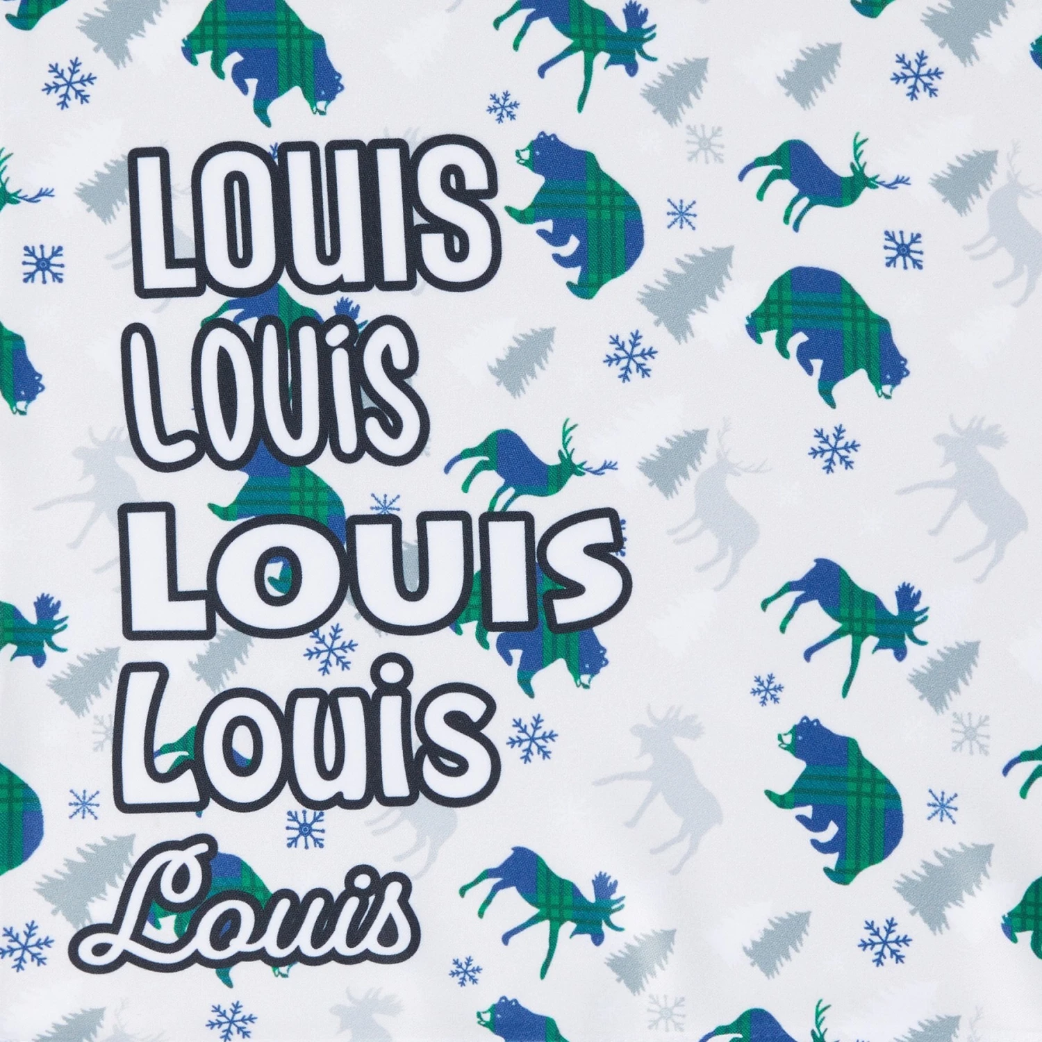 Frisco Buffalo Plaid Winter Animals Personalized Dog & Cat Bandana 7 Frisco Buffalo Plaid Winter Animals Personalized Dog & Cat Bandana - Image 5