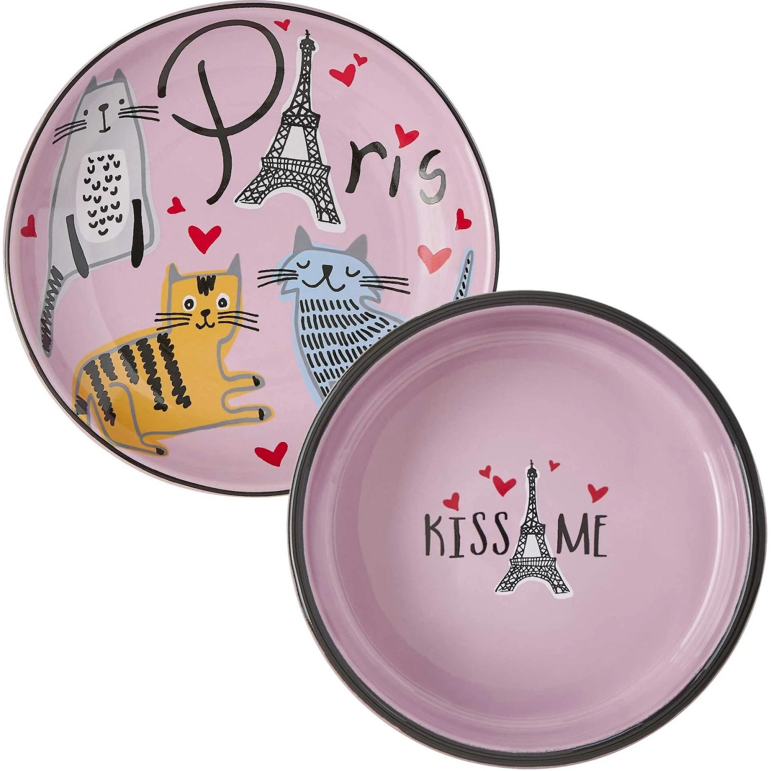 Frisco Paris Non-skid Ceramic Cat Dish & Frisco Paris Non-skid Ceramic Cat Dish 2 Frisco Paris Non-skid Ceramic Cat Dish & Frisco Paris Non-skid Ceramic Cat Dish