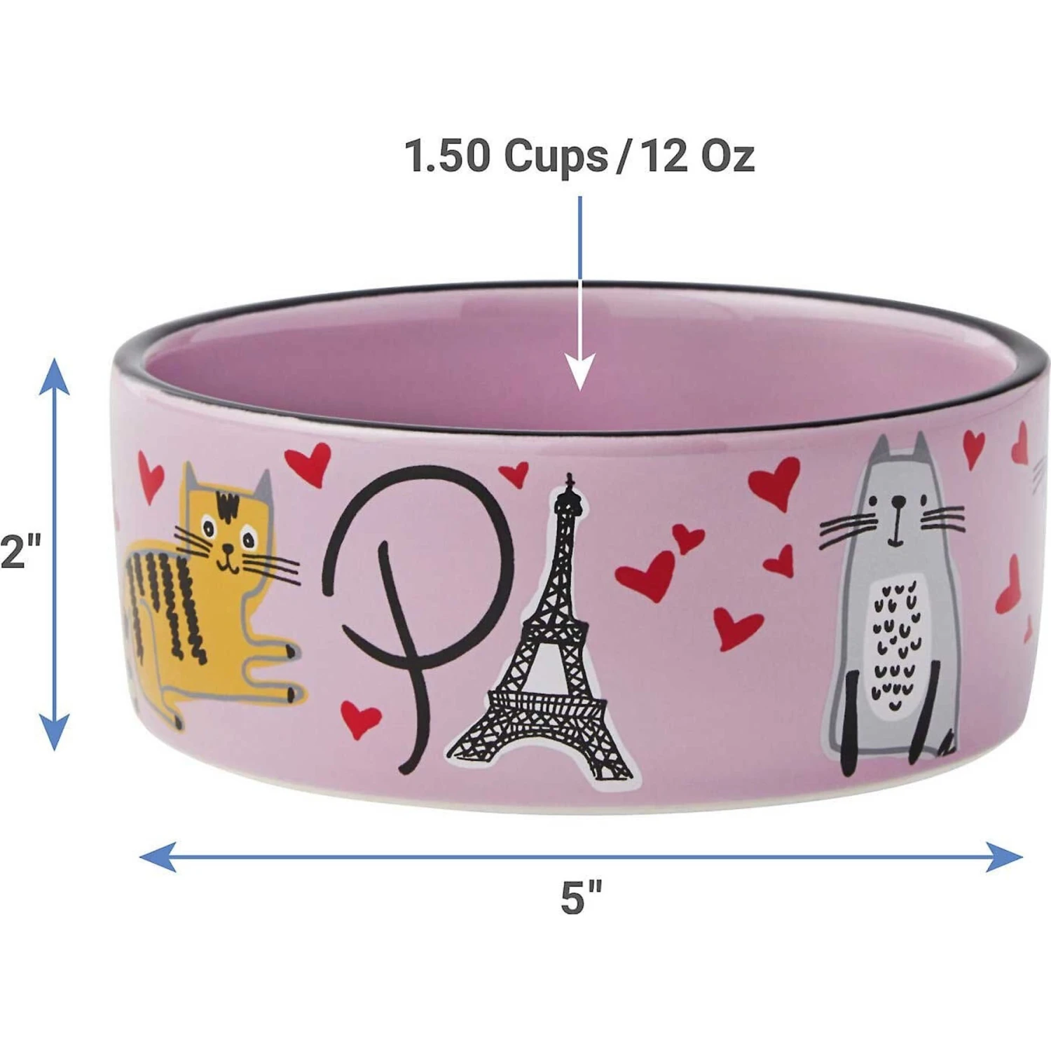 Frisco Paris Non-skid Ceramic Cat Dish & Frisco Paris Non-skid Ceramic Cat Dish 9 Frisco Paris Non-skid Ceramic Cat Dish & Frisco Paris Non-skid Ceramic Cat Dish - Image 8