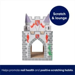 Frisco Castle Cardboard Cat House, 2-Story -Frisco 308822 PT2. AC SS1800 V1689354927