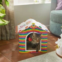 Frisco Pride Love Wins Cardboard Cat House -Frisco 331675 PT3. AC SS1800 V1647356081